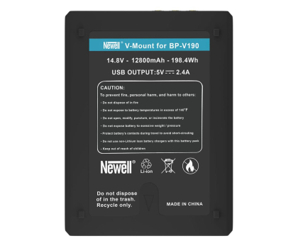 Akumulator do aparatu Newell BP-V190 SLIM do kamer z V-Mount
